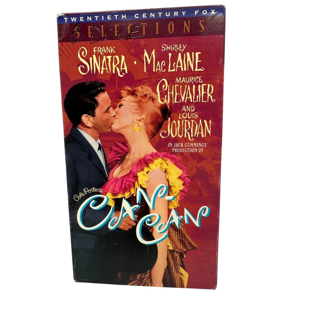 Can-Can VHS 1960 Twentieth Century Fox Musicals Frank Sinatra Shirley MacLaine